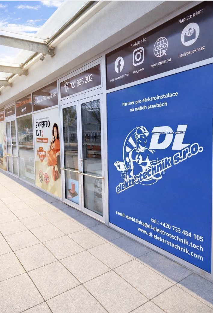 Pekař Design + DL-Elektrotechnik kancelář