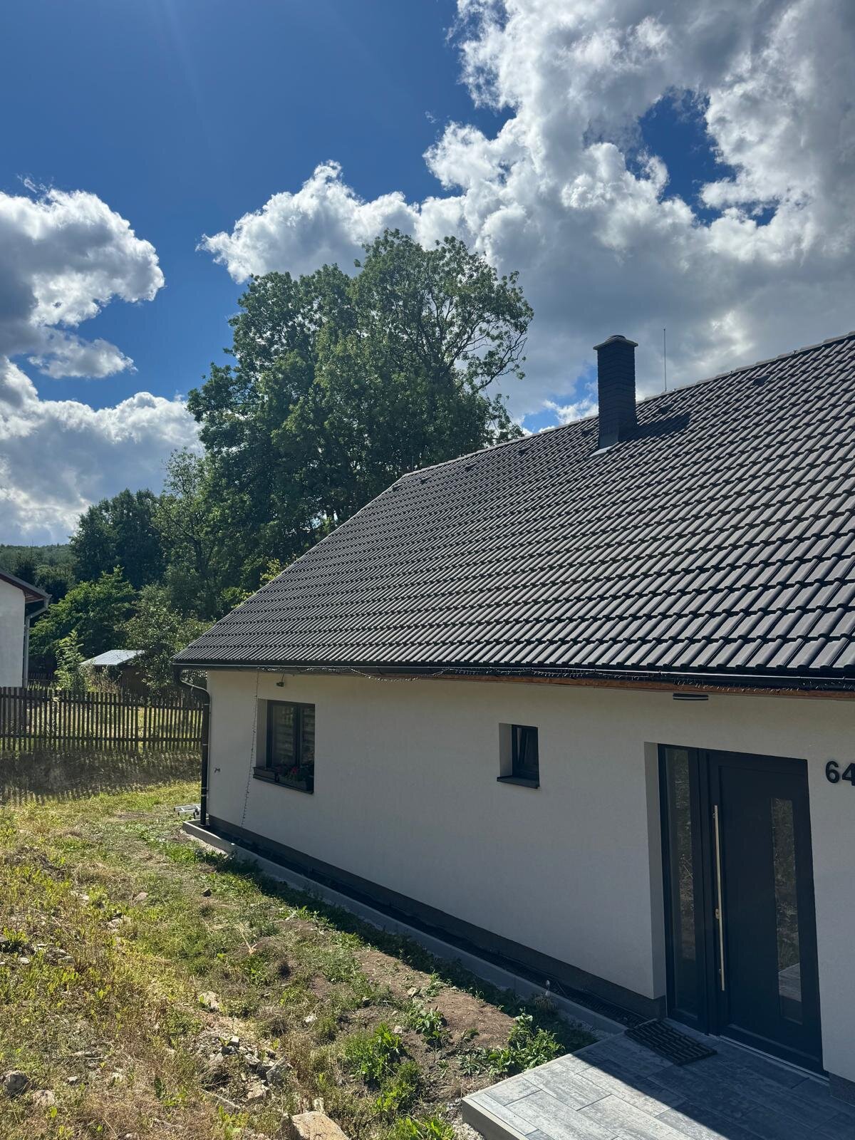 Rodinný dům Tašov — hromosvod + výchozí revize – Tašov – DL-Elektrotechnik s.r.o.
